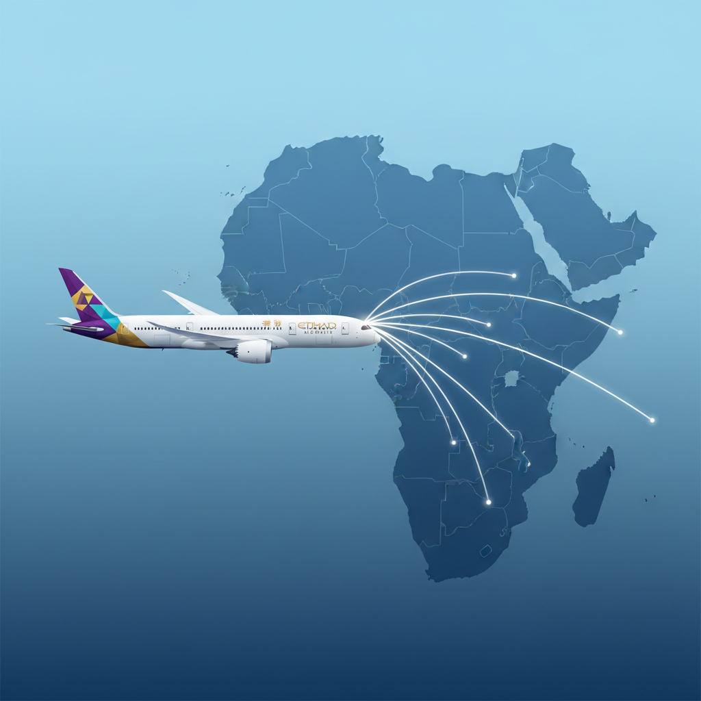 Etihad Airways, Afrika Ağına Altı Yeni Hattı Ekleyerek Büyüyor