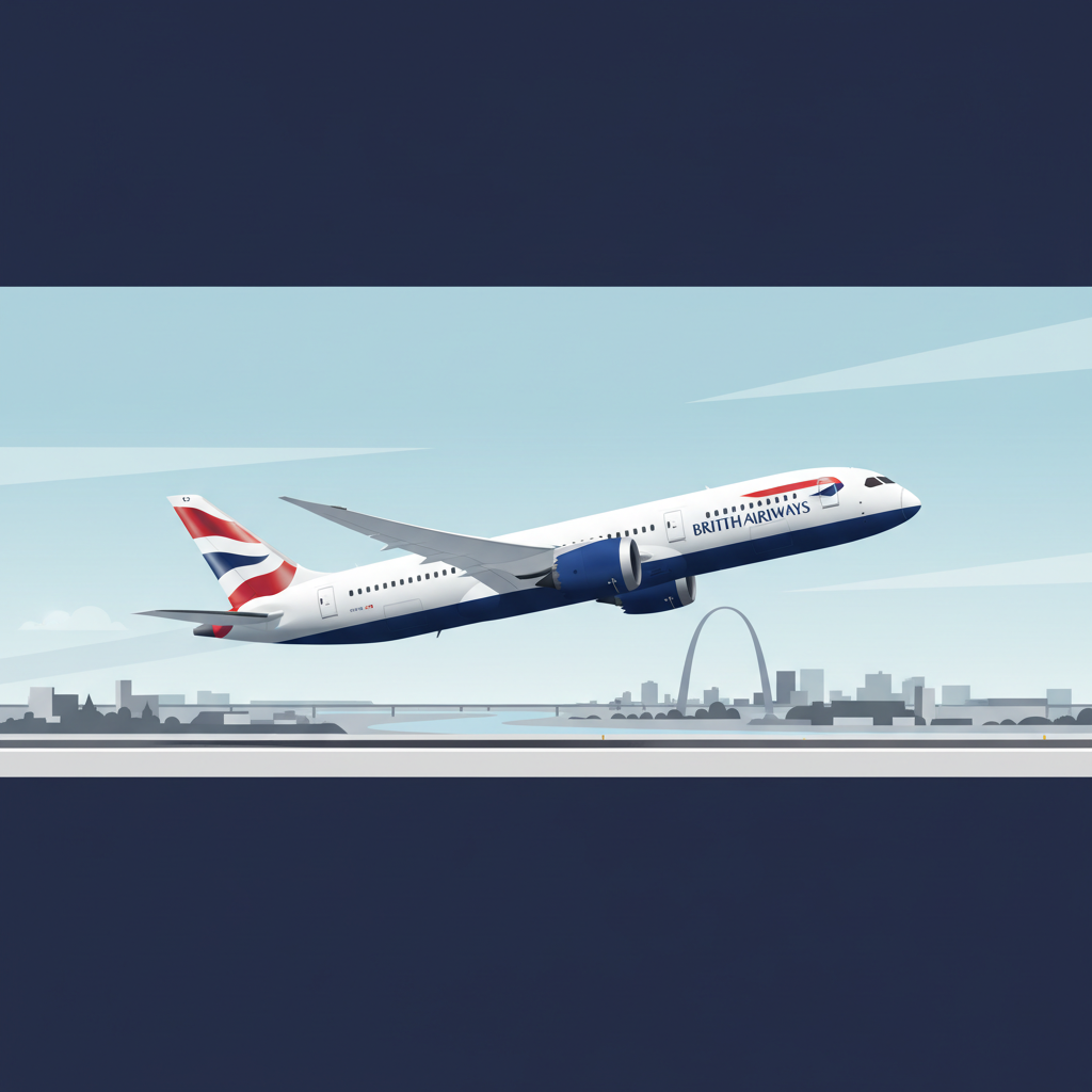 British Airways, St. Louis'a Yeni Seferler Başlattı