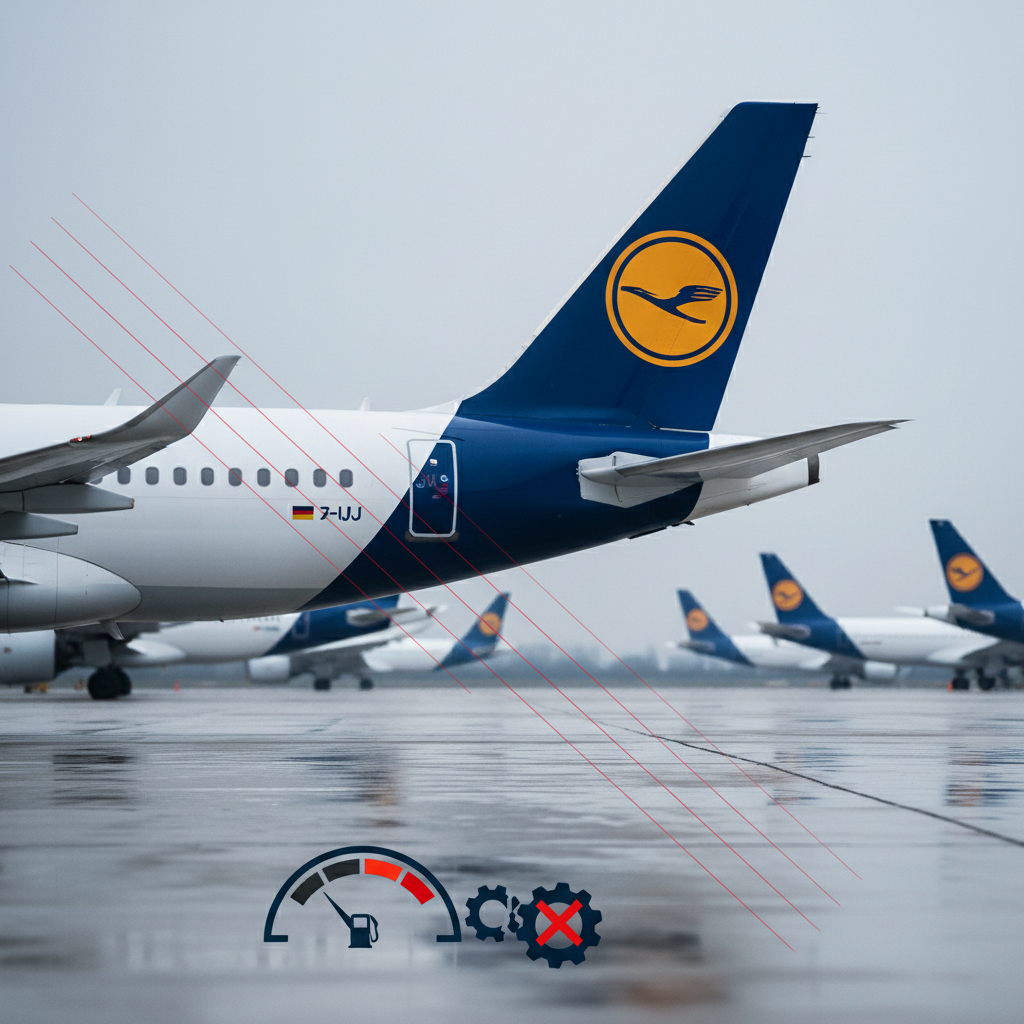 Lufthansa, Yakıt Fiyatlarındaki Artış ve İşçi Anlaşmazlıkları Nedeniyle Filoyu Küçültüyor