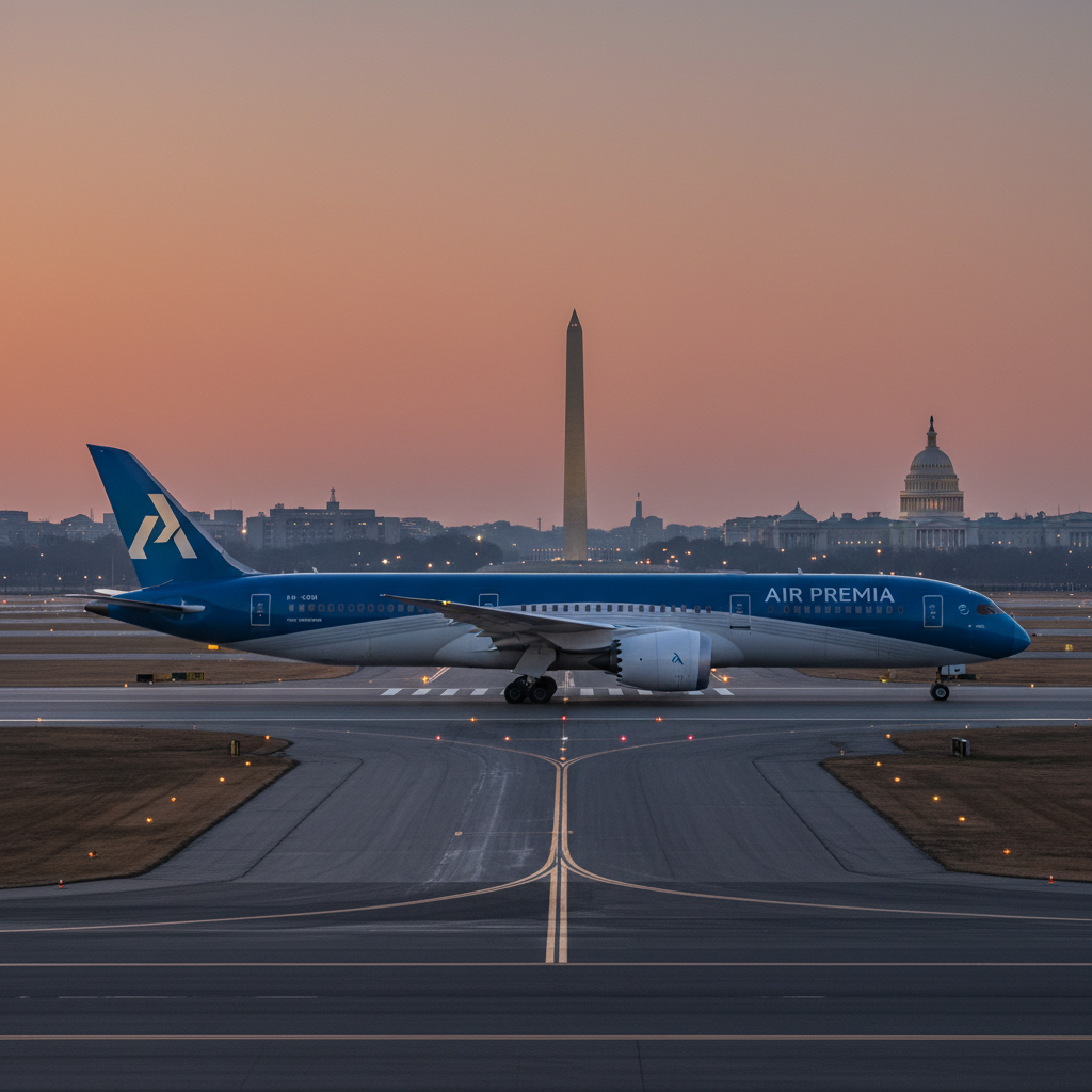 Air Premia, Washington D.C. Uçuşlarına Başladı: Kore Havacılığında Tarihi An