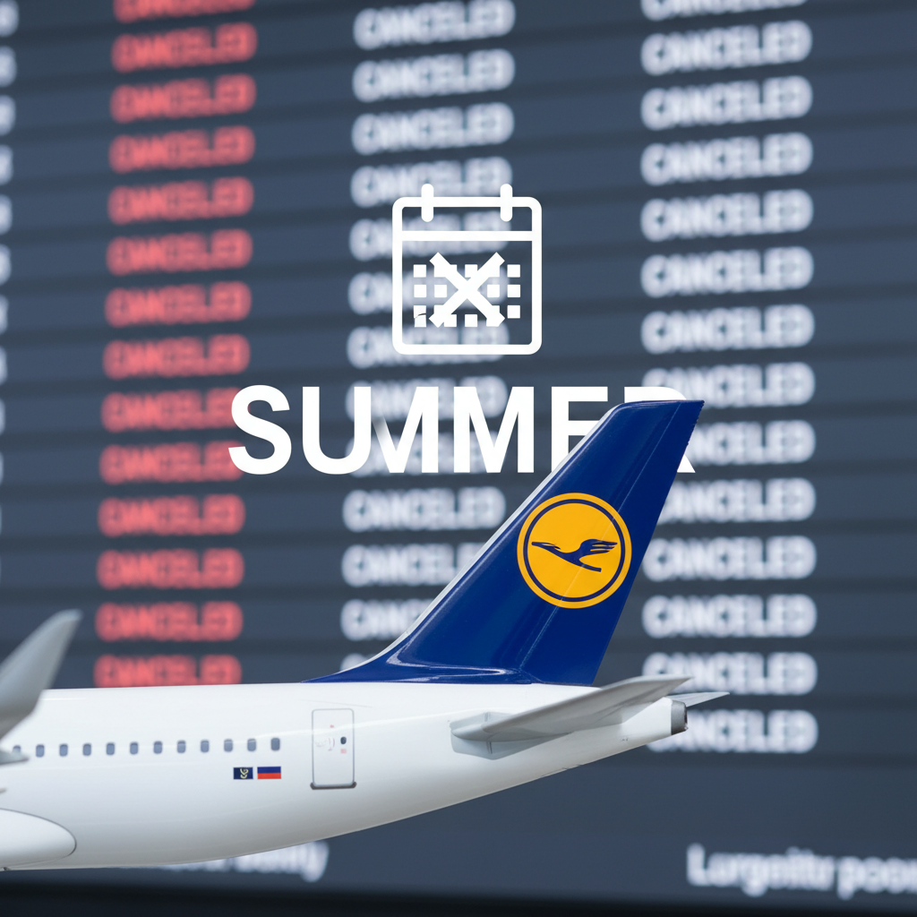 Lufthansa Grubu, Yaz Sezonunda 20,000 Uçuşu İptal Ediyor