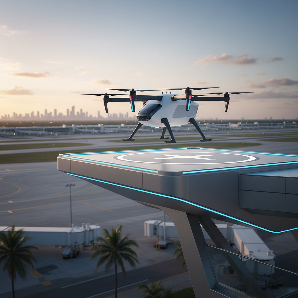 Miami-Dade Havalimanları, Hava Taksisi Yönetim Sistemi Denemelerine Başlıyor