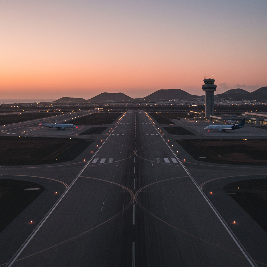 Lanzarote Havalimanı Canlı Yayınlarıyla Dünyaya Açılıyor