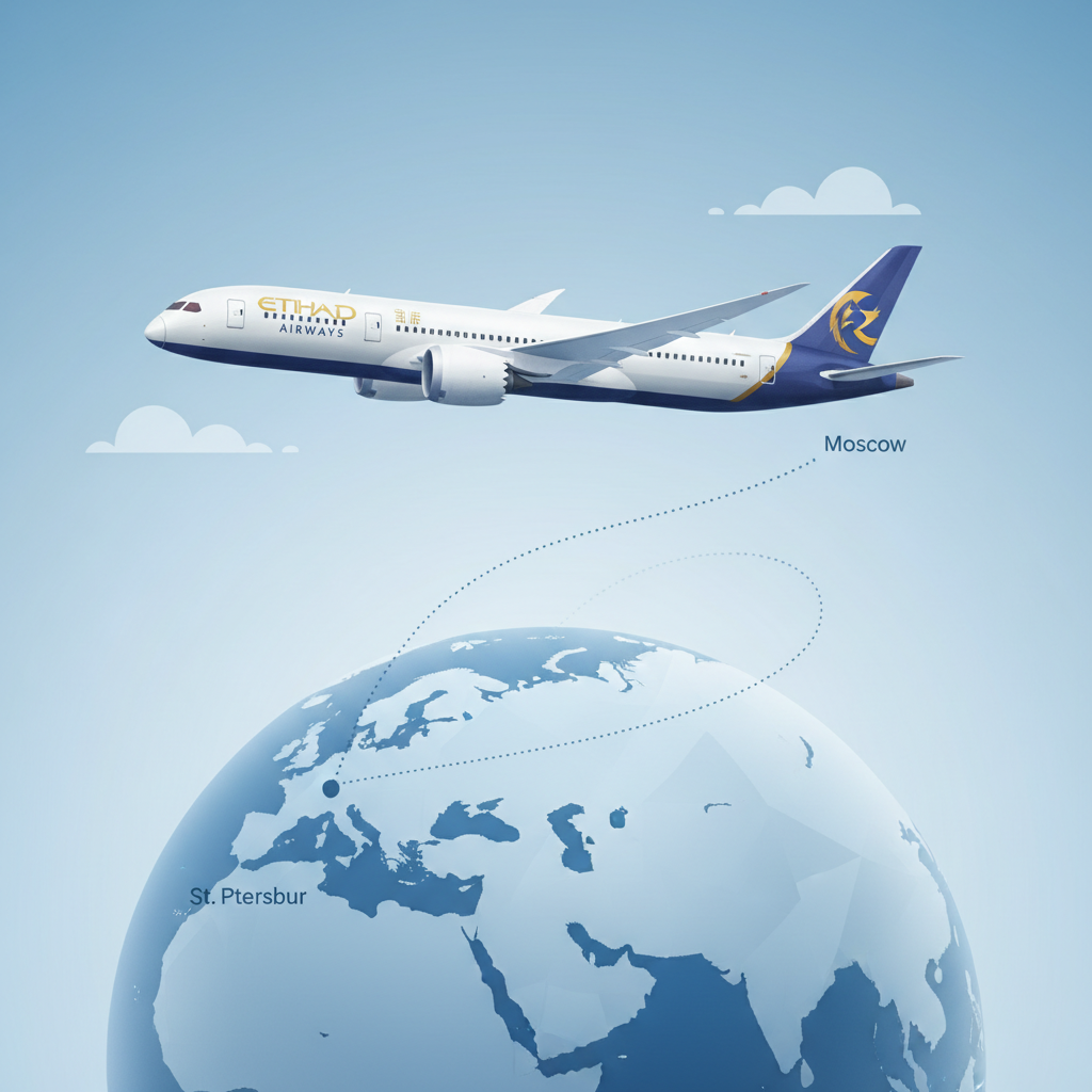 Etihad Airways, 2026 Yazında Rusya Uçuşlarını Genişletiyor