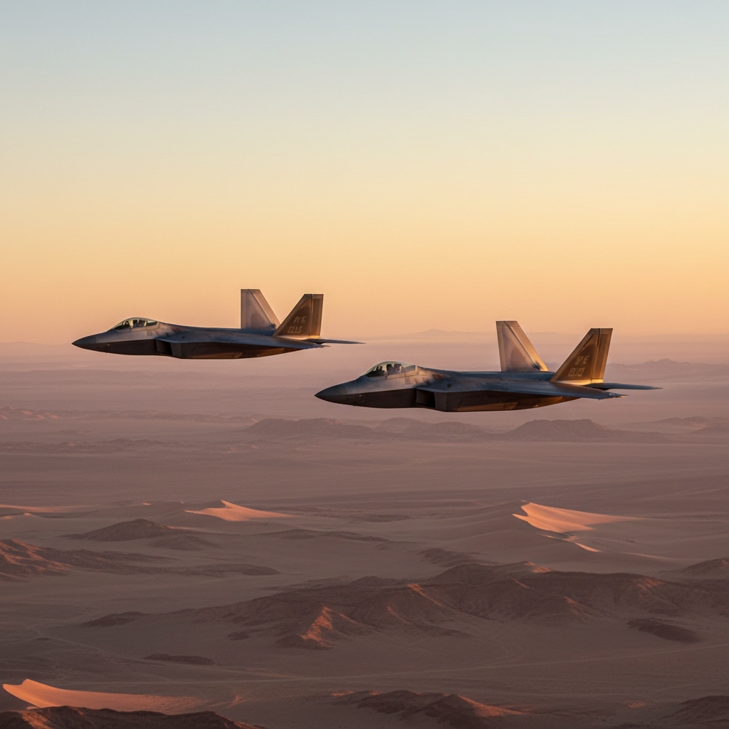 ABD, Ortadoğu'daki Askeri Varlığını F-22'lerle Güçlendiriyor