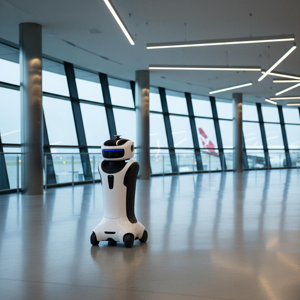 Hamburg Havalimanı'nda Robot Güvenlik Denemeleri Başladı