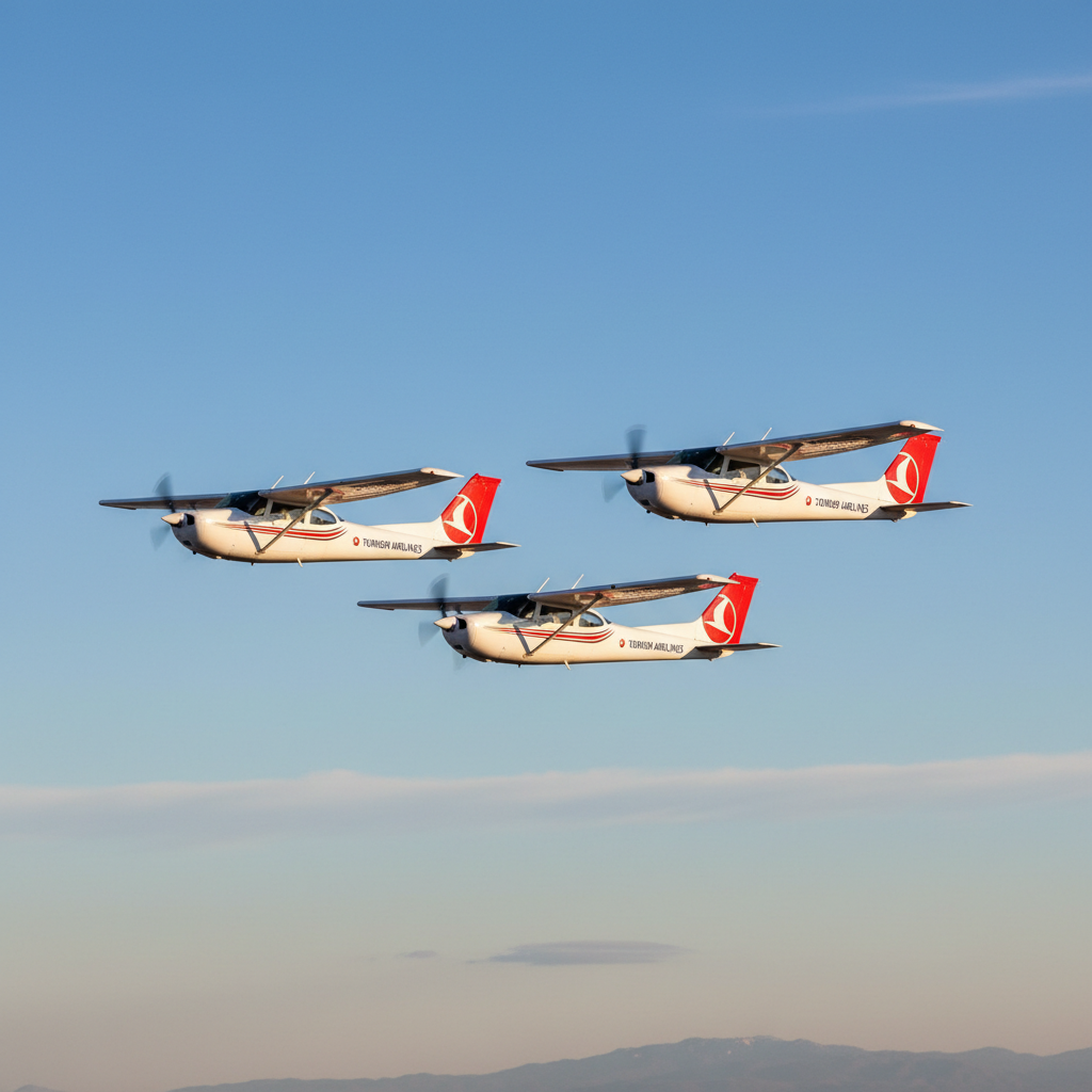 Türk Hava Yolları, Cessna Skyhawk Uçakları İçin Sipariş Verdi