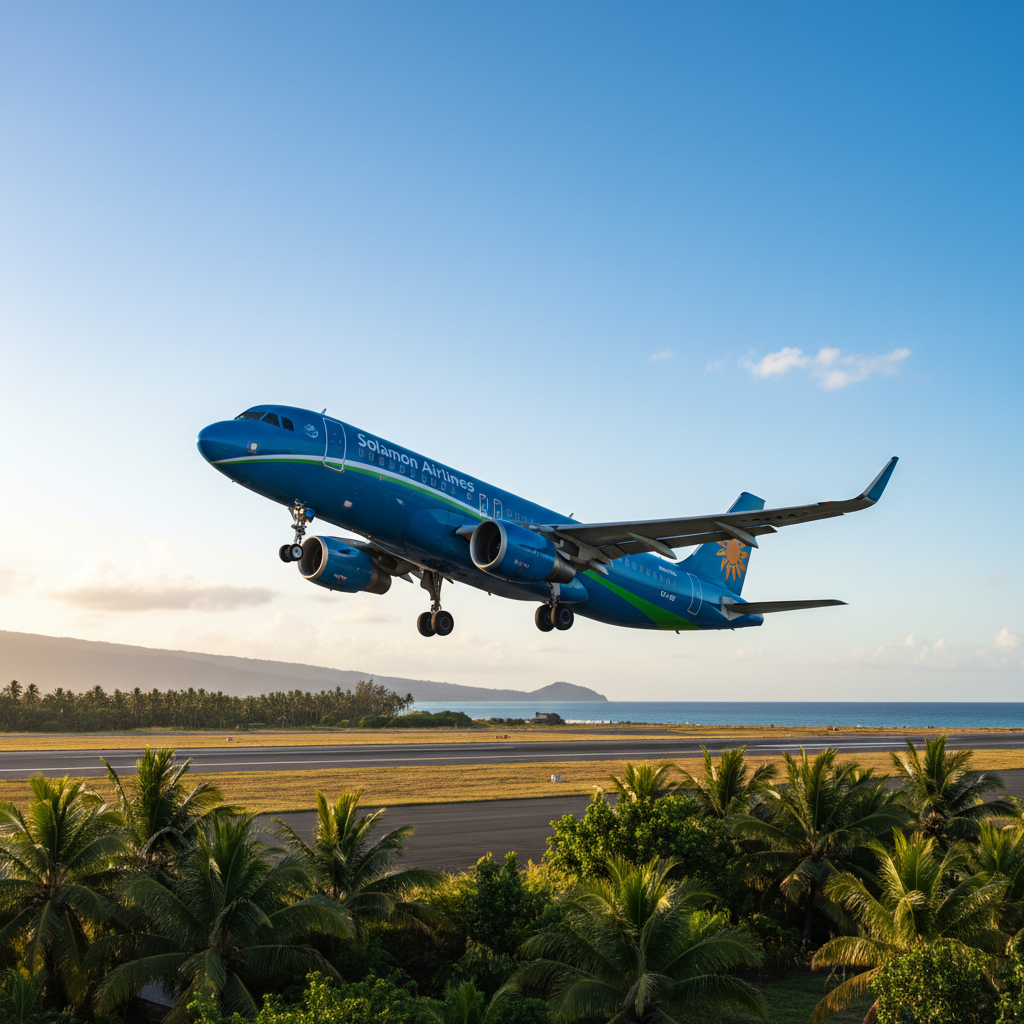 Solomon Airlines'tan Asya'ya Yeni Uçuş Hattı: Honiara ile Port Moresby Arasında