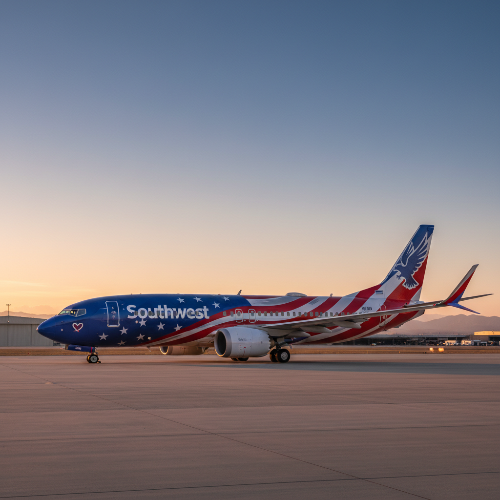 Southwest Havayolları, Özgürlük Temalı Uçağını Tanıttı