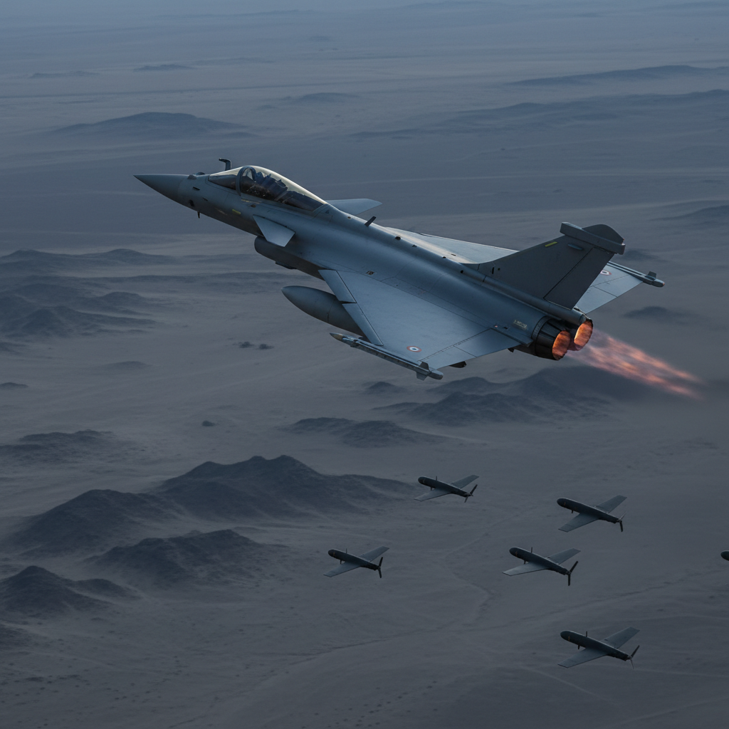 Fransız Rafale Avcı Uçağı, Shahed İHA'larına Karşı Testlerde