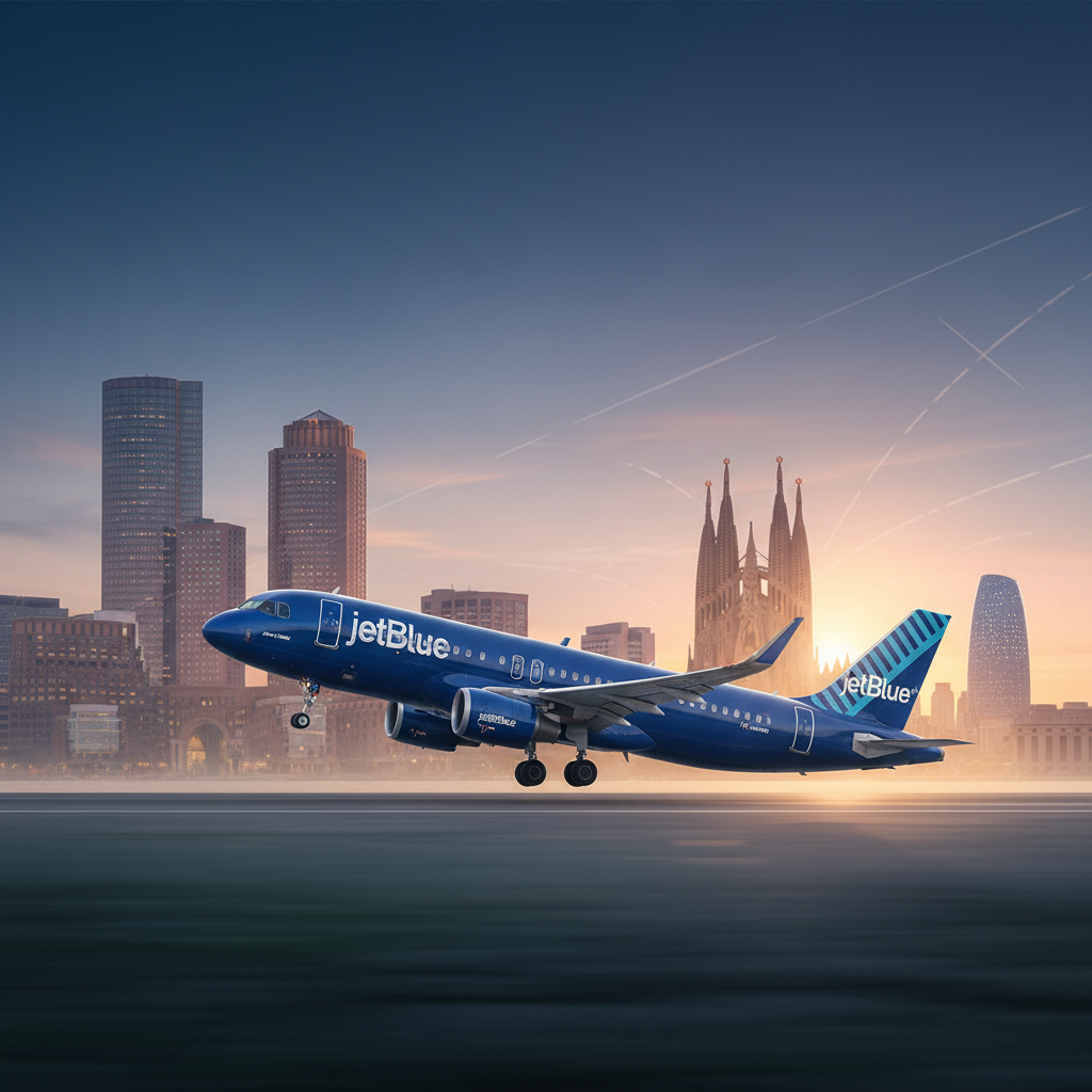 JetBlue, Boston ile Barcelona arasında günlük uçuş seferlerine başladı