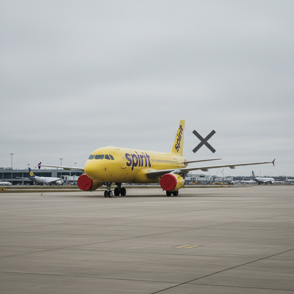 Spirit Airlines Uçuşlarını Durdurdu: Kriz Derinleşiyor