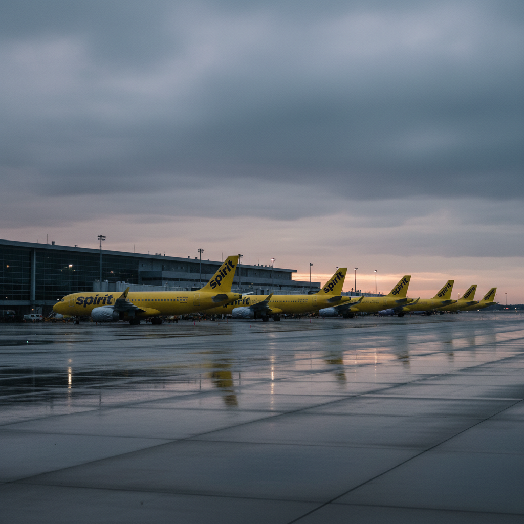 Spirit Airlines'in İflas Riski: Uçuş Planları Tehlikede