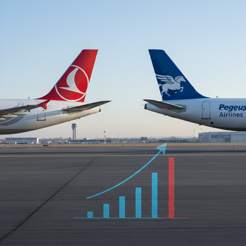 THY ve Pegasus'un 2026 İlk Çeyrek Uçuş İstatistikleri
