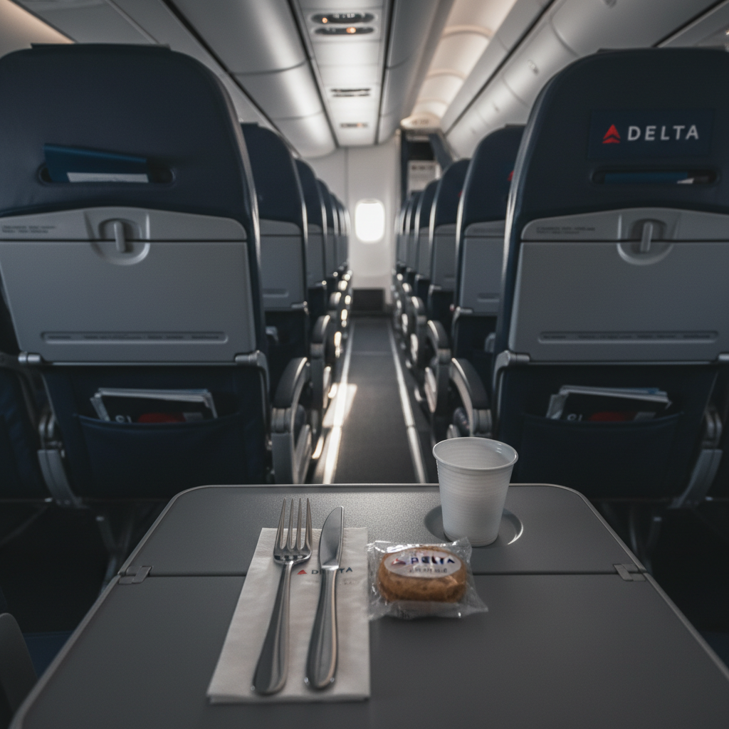 Delta Havayolları Kısa Uçuşlarda İkram Servisini Kaldırıyor