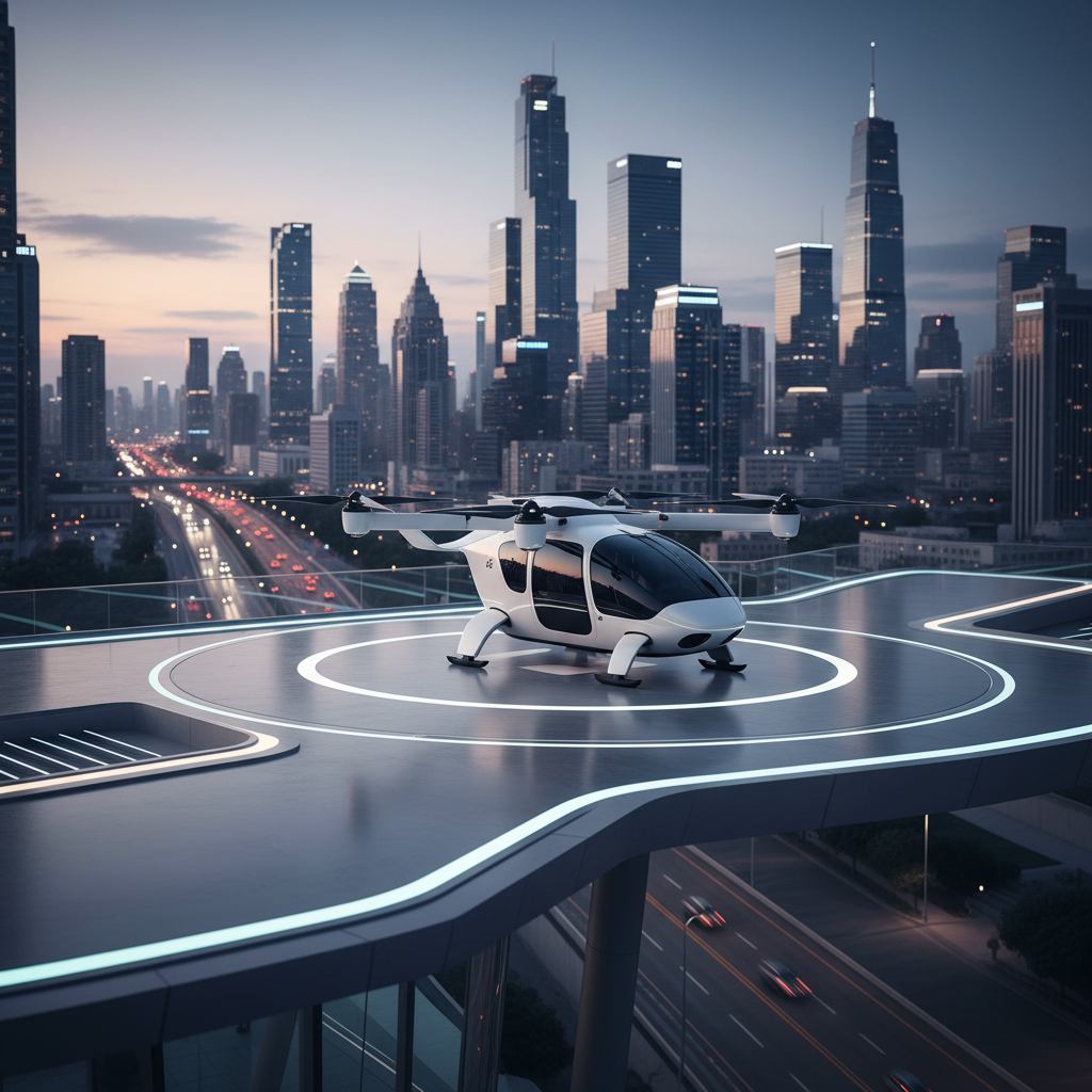 Dubai'da Dünyanın İlk Ticari Hava Taksi Vertiportu Faaliyete Geçti