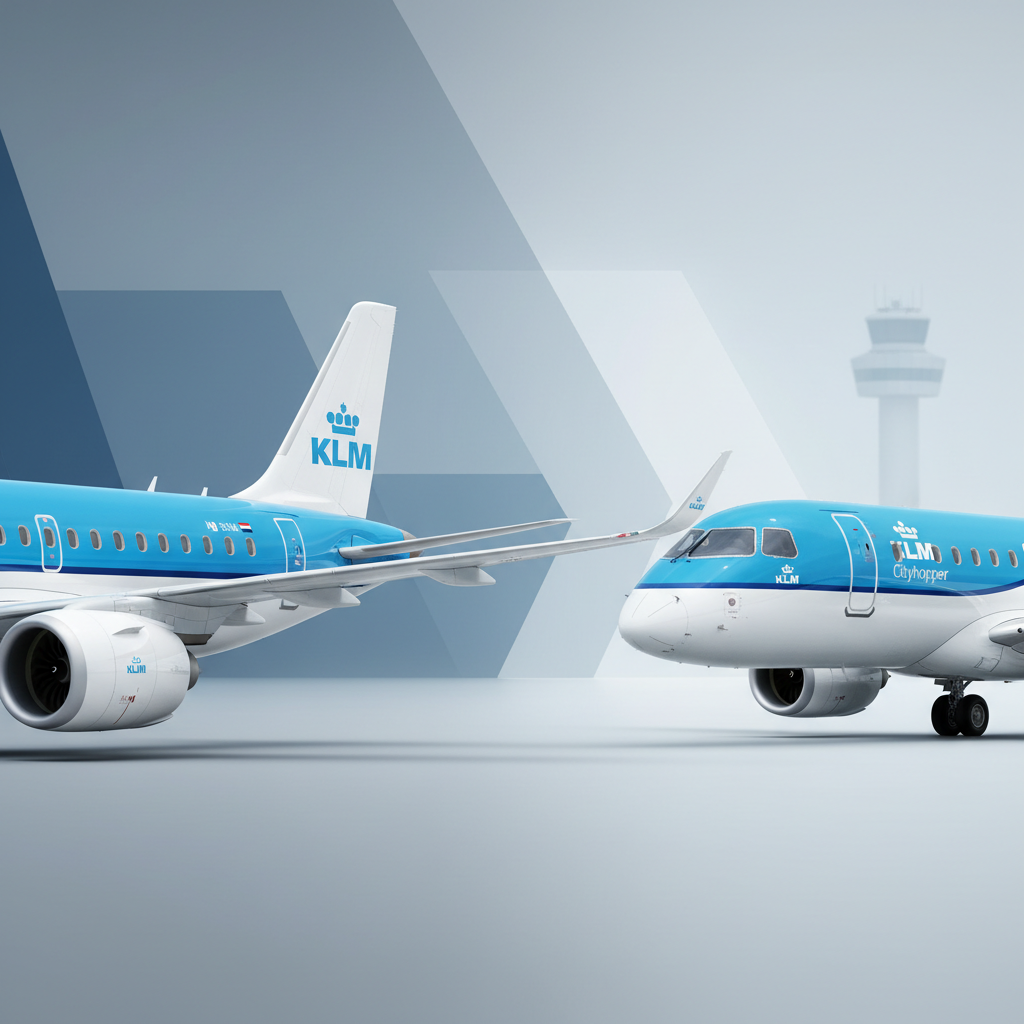 KLM Cityhopper, Airbus ve Embraer ile Yeni Jet Siparişi İçin Müzakere Ediyor