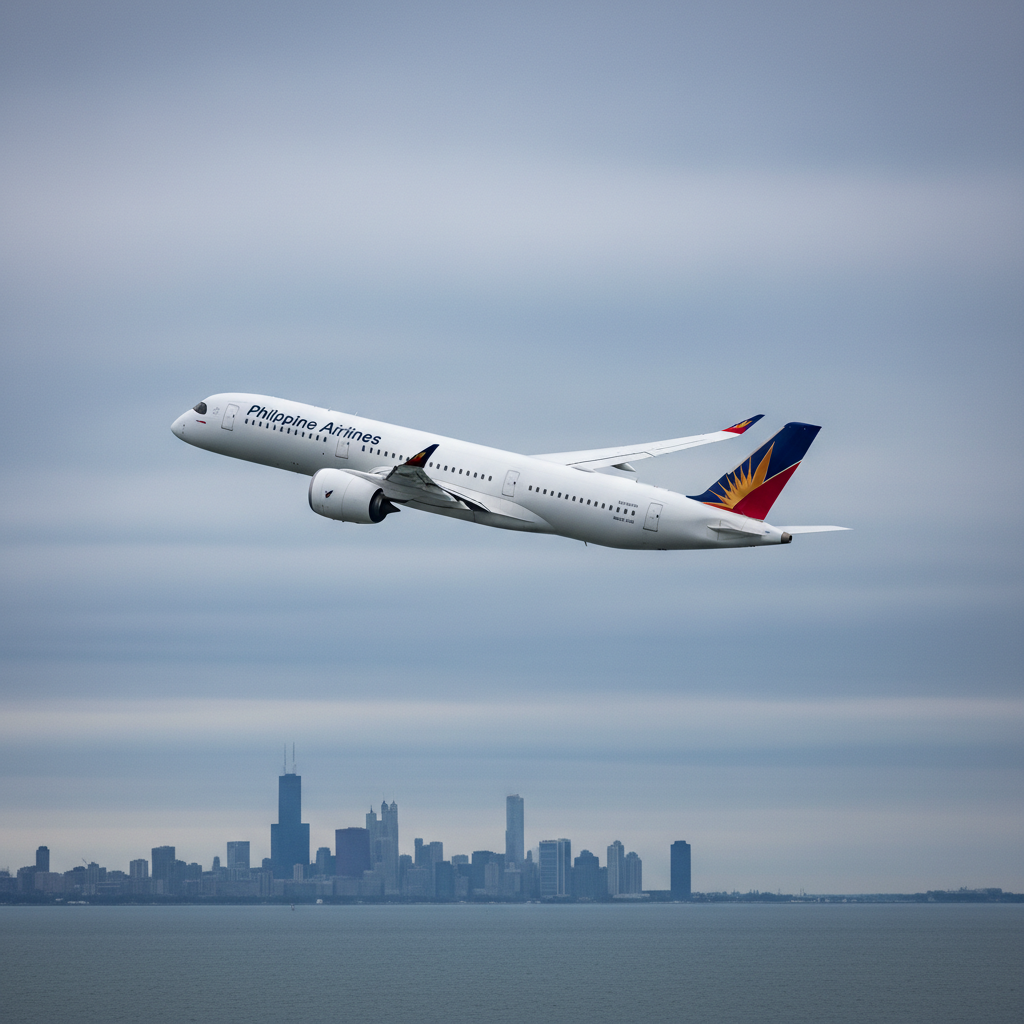 Philippine Airlines, Chicago-Manila Seferlerine Başlıyor