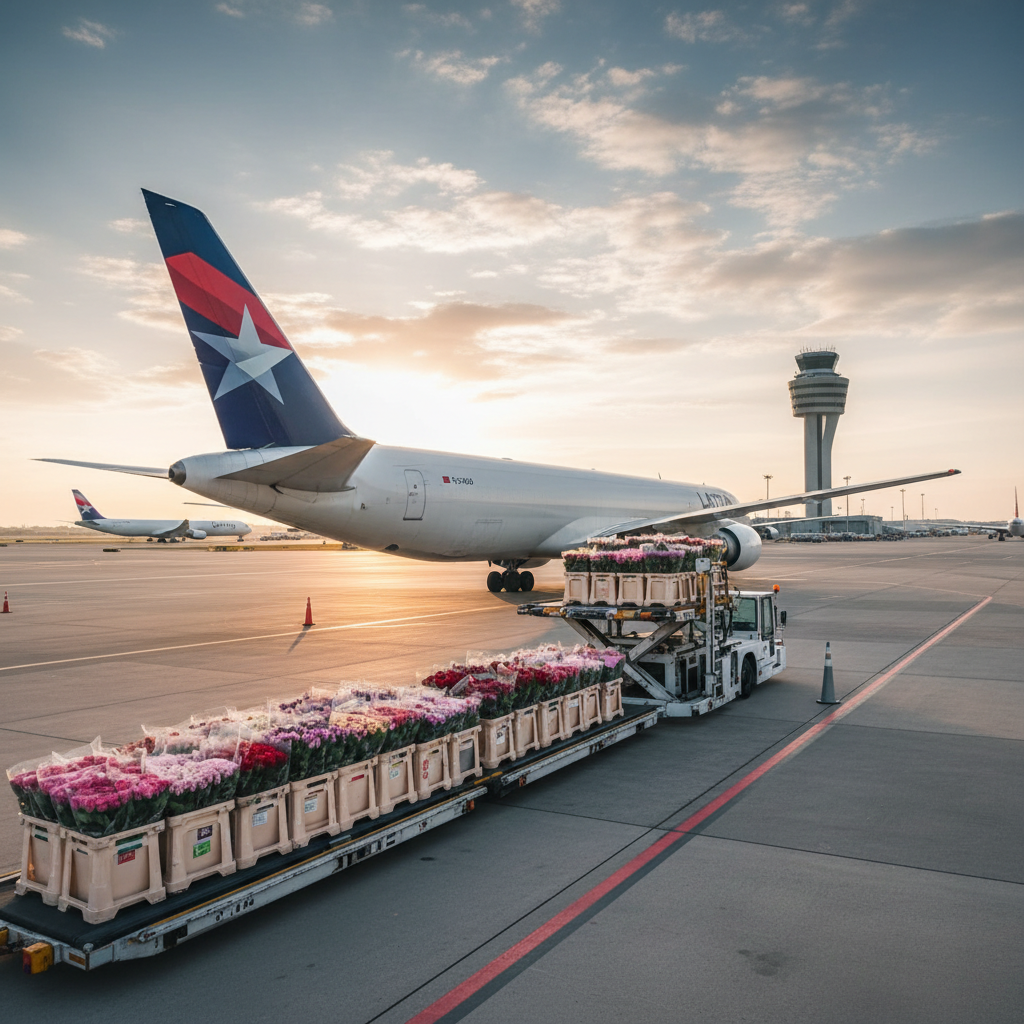 LATAM Cargo, Anneler Günü İçin 24,400 Ton Çiçek Taşıdı