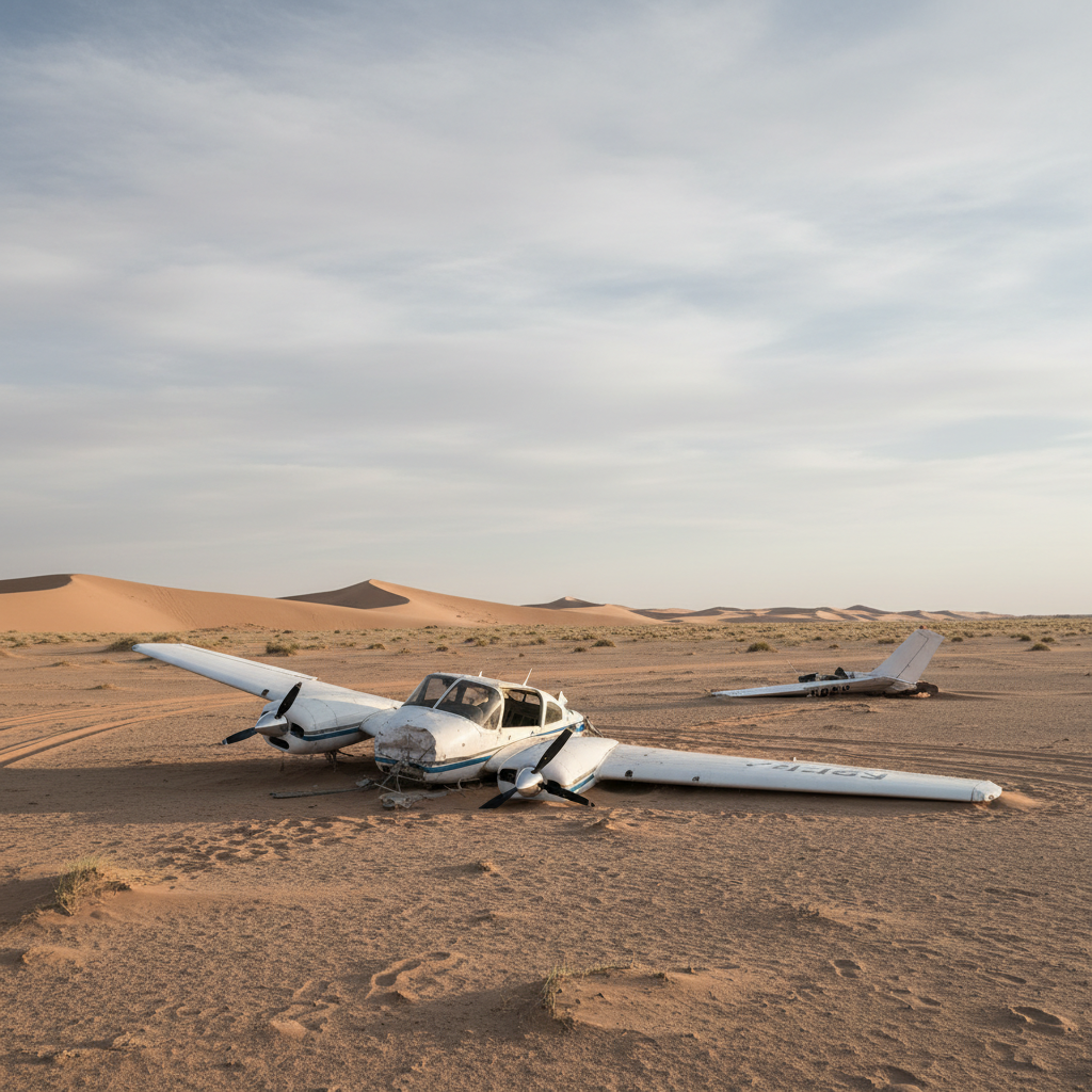 Namibya'da Cessna Uçak Kazası: 4 Kişi Hayatını Kaybetti