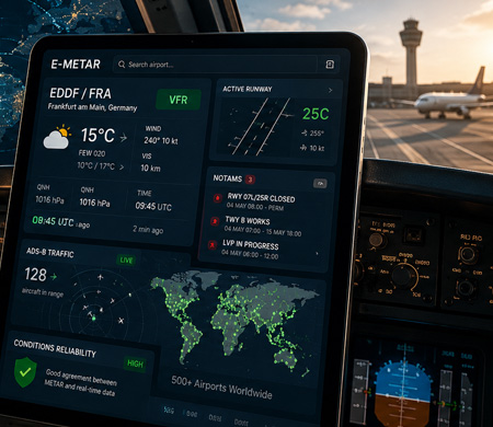Yeni Hava Durumu Platformu E-Metar ile Uçuş Emniyeti Artıyor