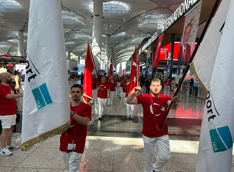 İstanbul Havalimanı'nda 19 Mayıs Coşkusu: Gençler Bayramı Kutladı