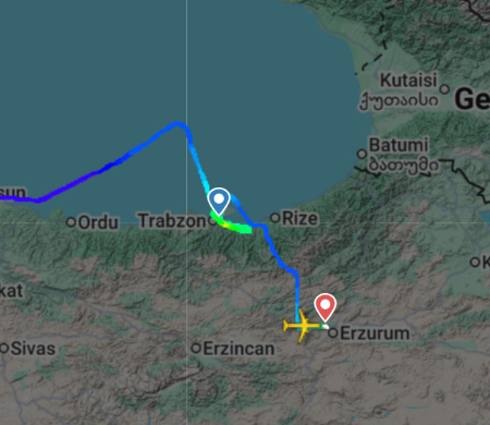 Pegasus Uçağı, Yolcu Rahatsızlığı Nedeniyle Erzurum'a Acil İniş Yaptı